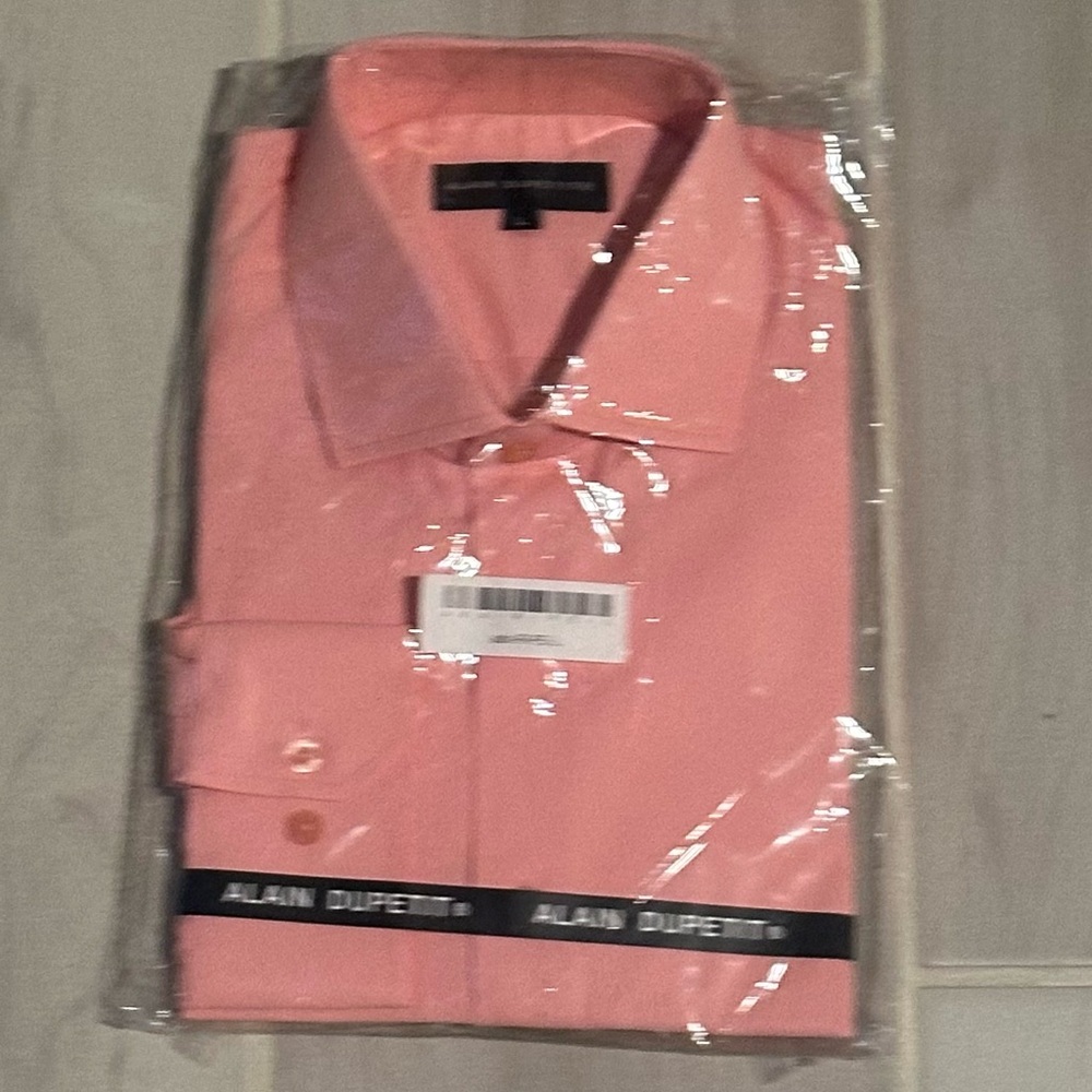 Men's Coral Dress Shirt
